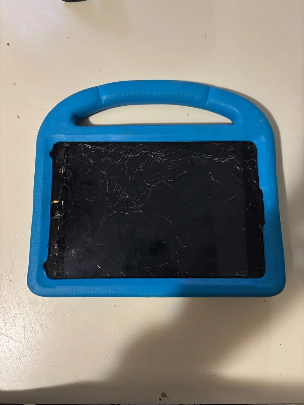 Blue Kids Foamed Handle Tablet Case - Protective Sleeve